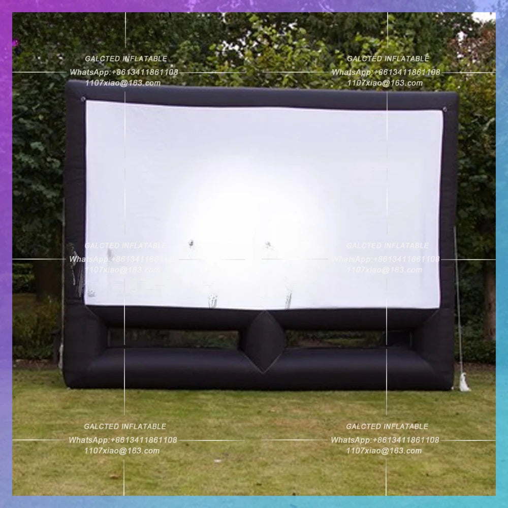 inflatable movie screen outdoor Brand new 10x8m giant inflatable TV projector screen with free delivery for outdoor film
