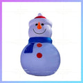 inflatable snowman christmas outdoor blue scarf red hat decoration festival activity giant snowmans