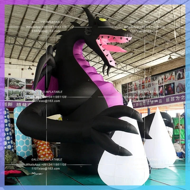 Inflatable Flying Dragon Customized 6 Meters High Giant For Event Decoration - BG-C0554