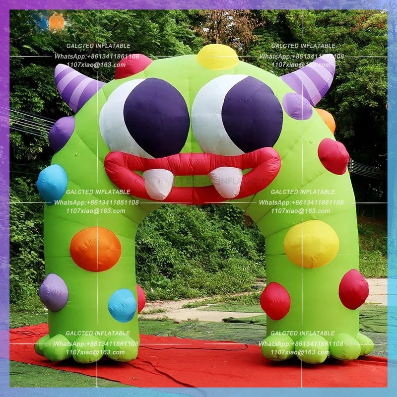 Inflatable Halloween Monster Customized Lovely Mascot Blow Up Oxford Toy For Halloween Decoration