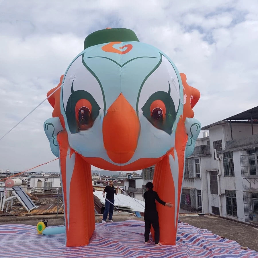 Supplies Made In China New Arrival Giant Horror Mask Face Archway Halloween Inflatable Courtyard Party Arch Holiday Decoration