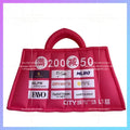 custom logo city landmark shopping mall Giant inflatable tote bag bag air mold activity warm-up activity decoration