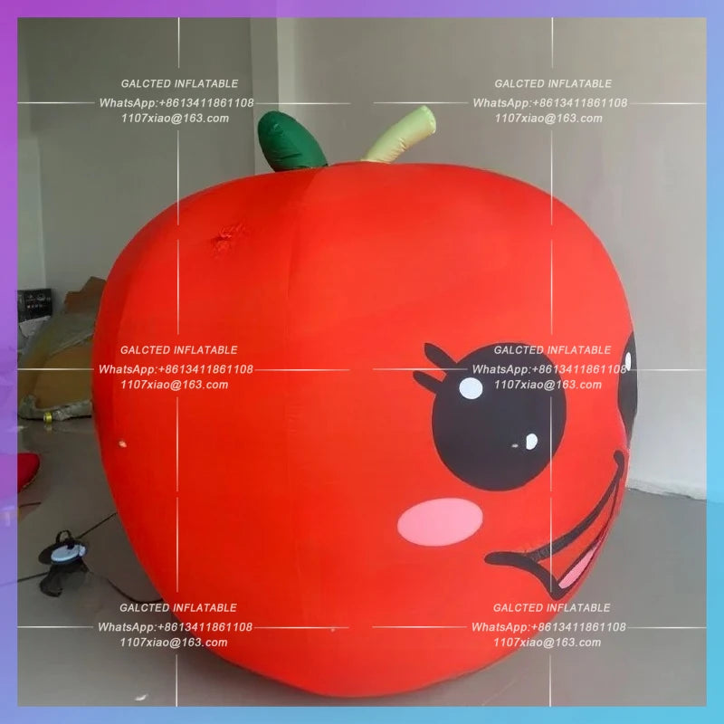 fruit summer fruit market advertising Huge inflatable red apple cartoon cute