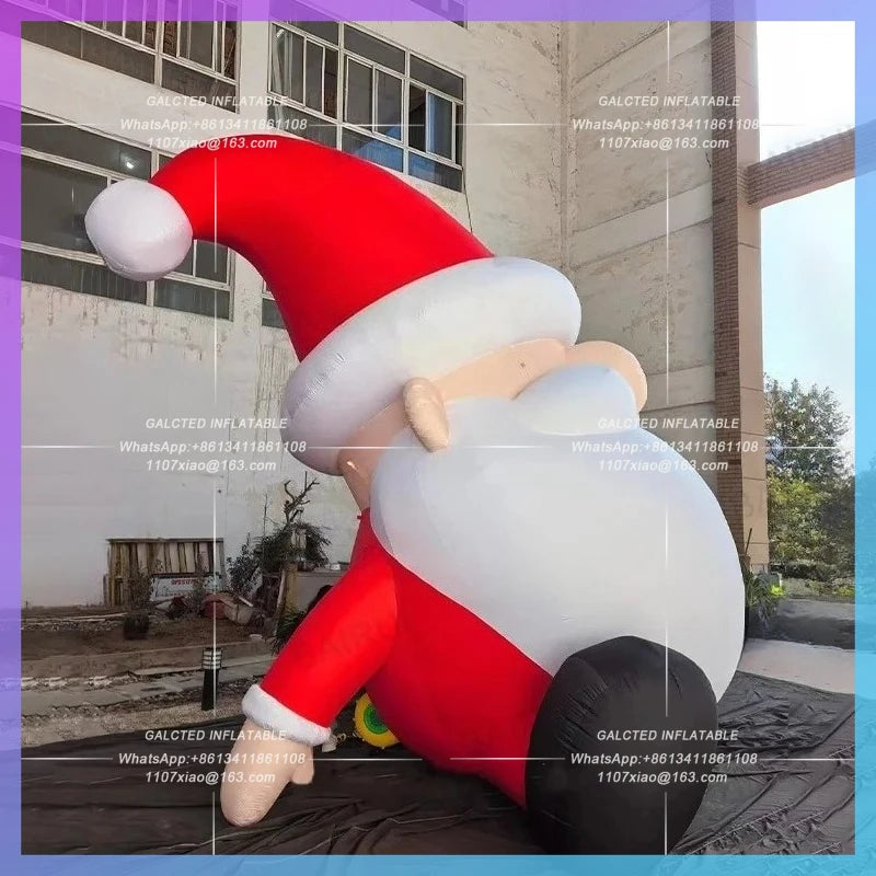 inflatable man kindly santa claus Customize 2m christams doll red clothing cartoon doll for new year celebration