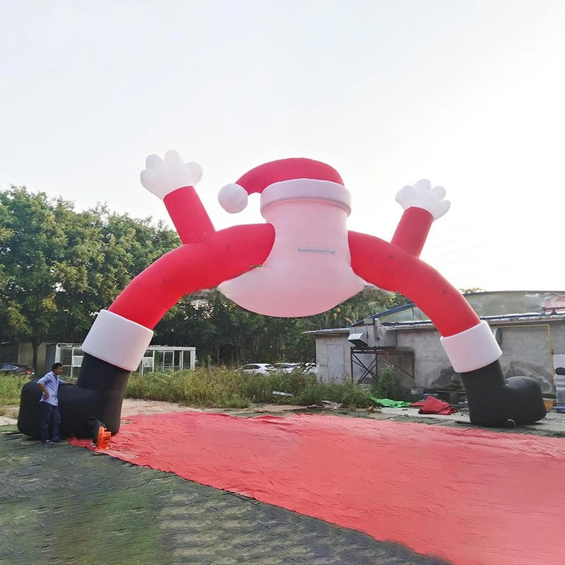 Santa Arch Outdoor Adorable Inflatable Inflatable Christmas Man Decoration Arch Inflatable Christmas Toys For Celebrating