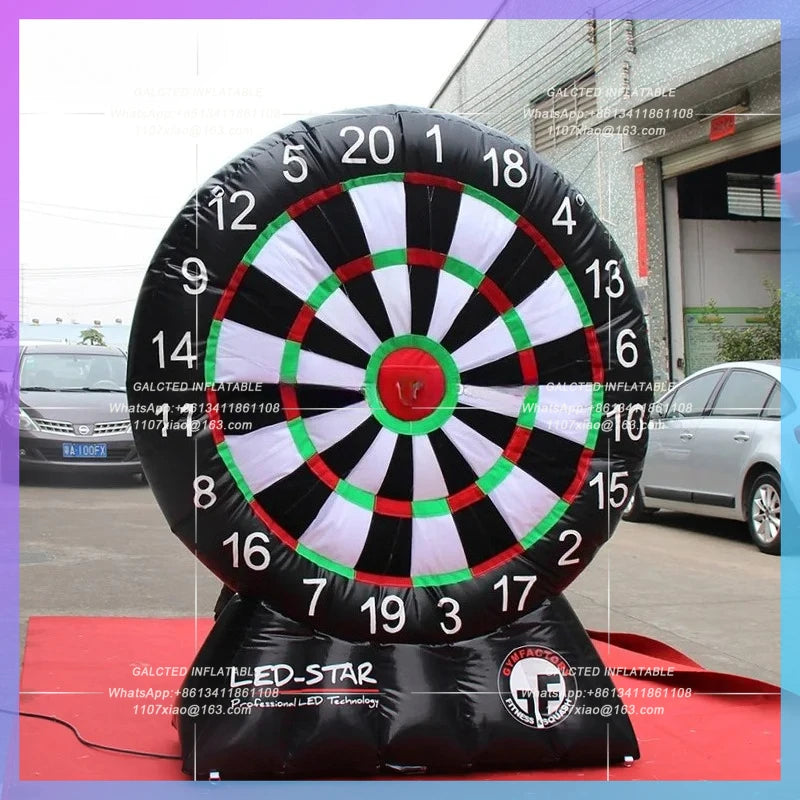 Inflatable Dart Board 2.2m High Free Delivery Outside Giant  Quality PVC Dart Game for Toys Party Game