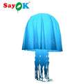 Event Bar Ceiling Decor Giant Inflatable Hanging Jellyfish Decoration Glowing in Dark LED Inflatable Jellyfish for Party