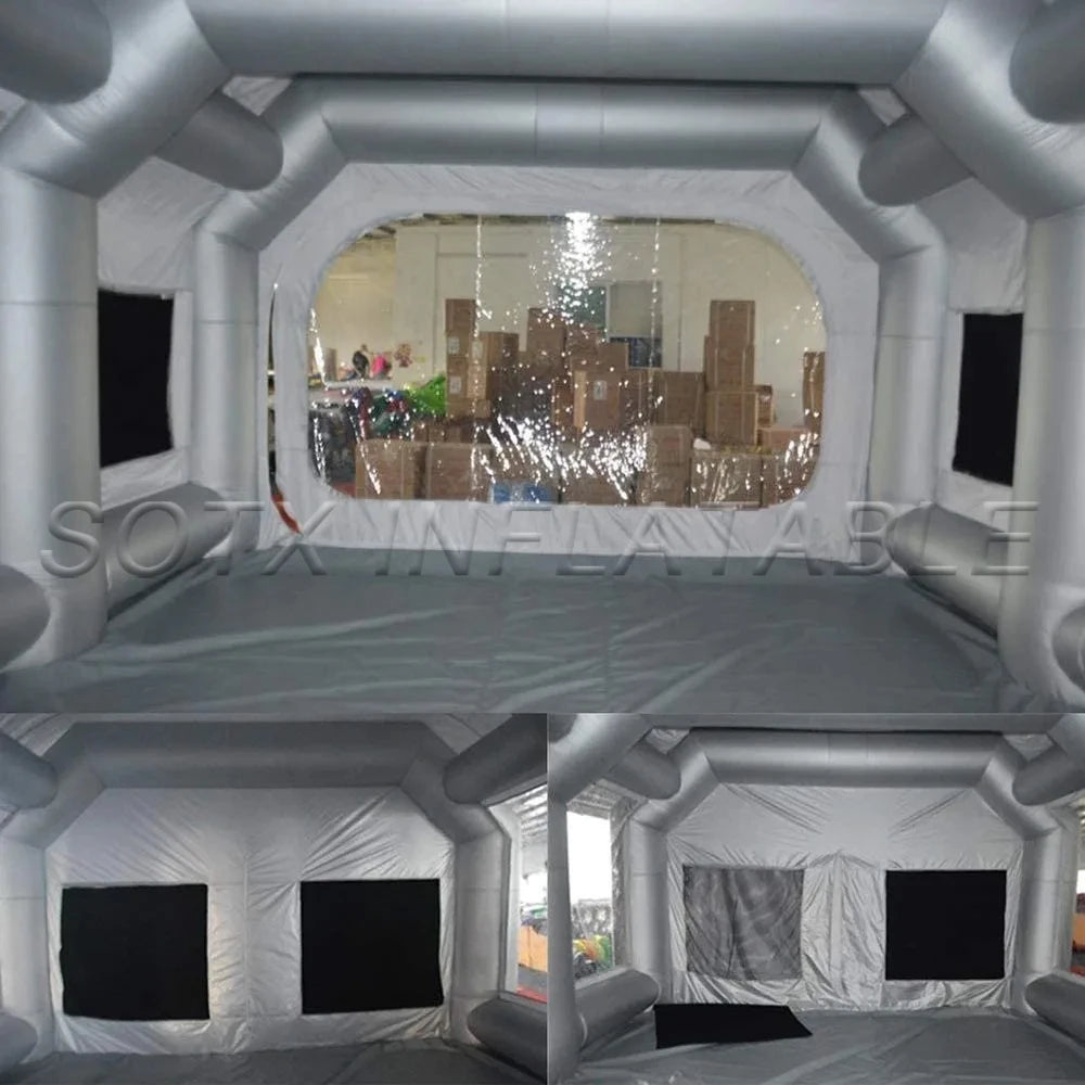 Workstation for sale Free shipping Movable inflatable spray paint booth car spray inflatable paint tent Parking Tent