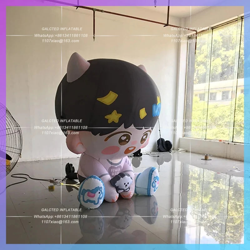 custom-made support puppet Inflatable cartoon idol Idol Idol Star air model fans call meeting photo souvenir arrangement Lights