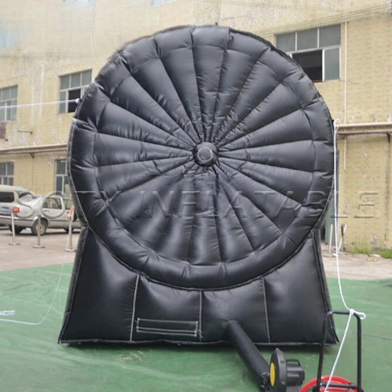 Dartboard Sport Game 3mH PVC Inflatable Soccer Darts Board Giant Outdoor Soccer Darts Board with Ball Blower for Kick