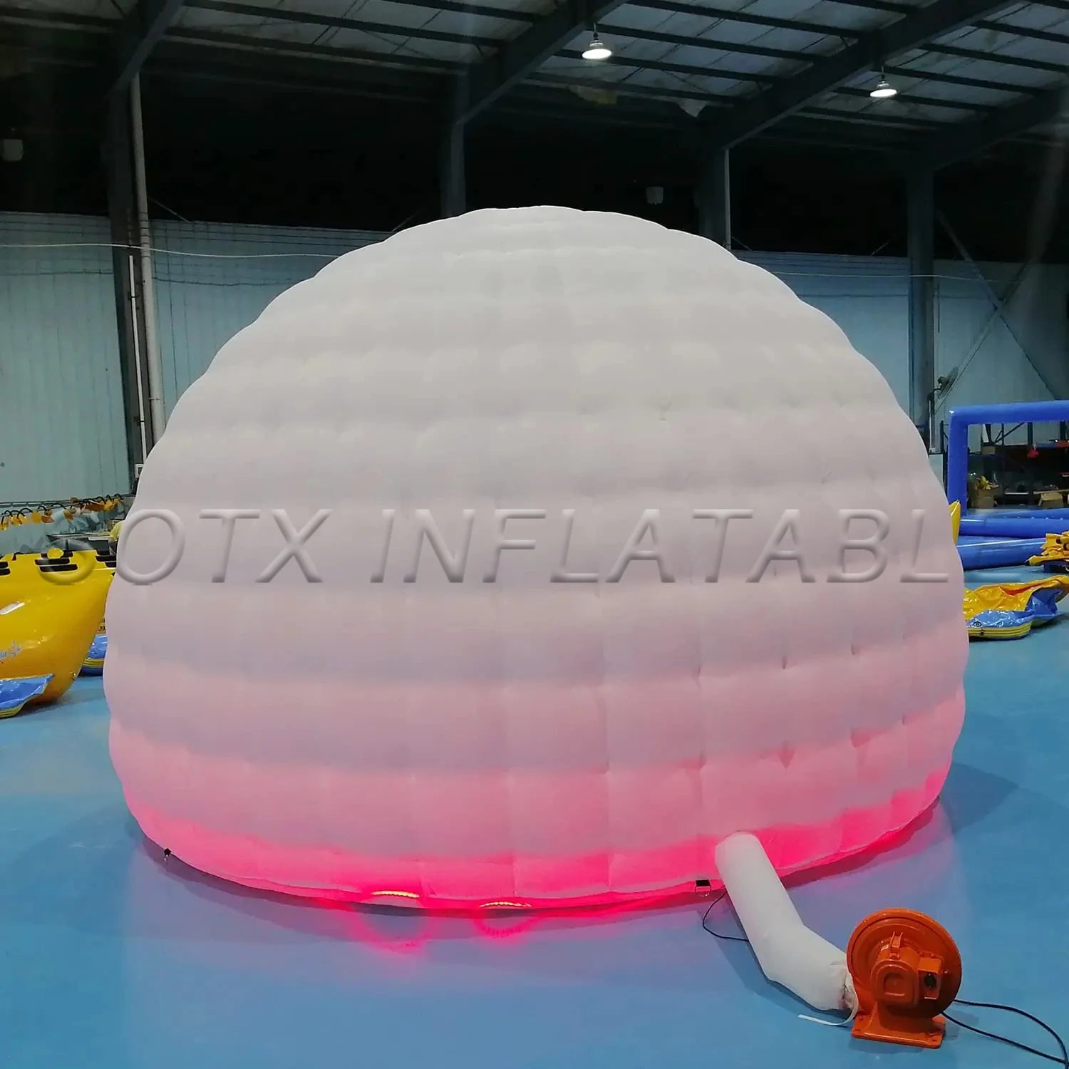 Business Shows Decoration 4m Dia. Inflatable Dome Tent Inflatable Igloo Dome with Air Blower for Events Party Wedding
