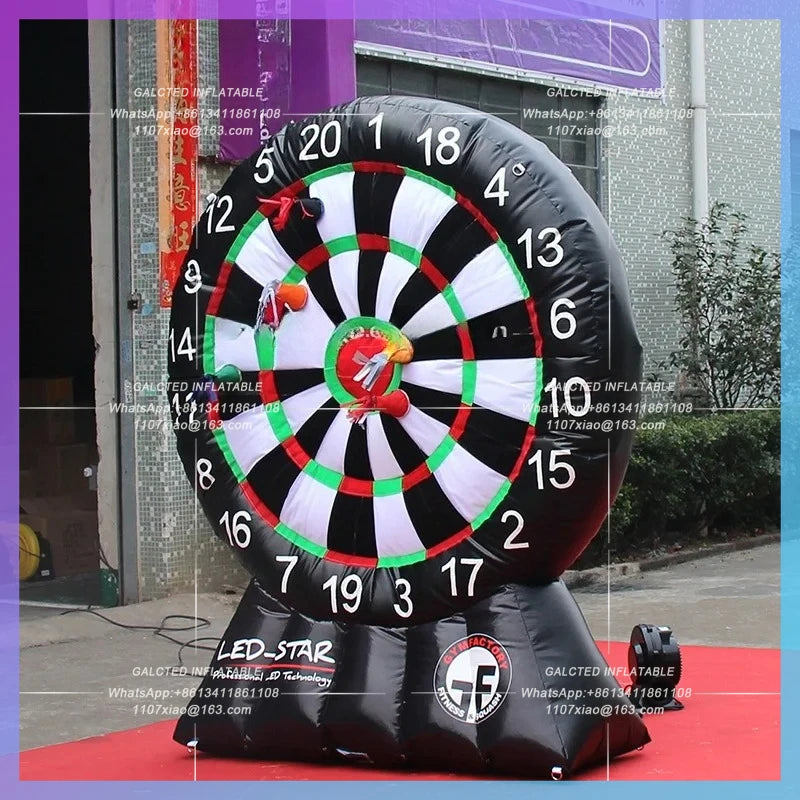 Inflatable Dart Board 2.2m High Free Delivery Outside Giant  Quality PVC Dart Game for Toys Party Game