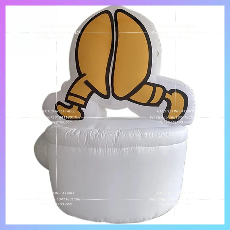 Festival Coffee Cup air model Inflatable Cartoon Coffee  activity promotion can do-it-yourself bazaar publicity punch card
