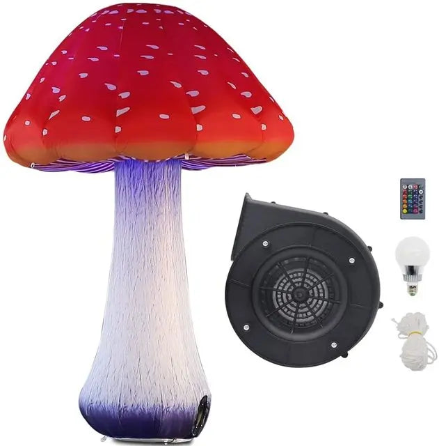 Balloon For promotion Free Shipping!Outdoor Decoration Giant Inflatable Mushroom Model Led Light Inflatable Mushroom