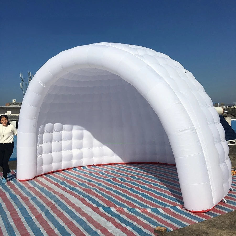 Rental Advertising Large white inflatable dome Tent Large Igloo Inflatable Tent for