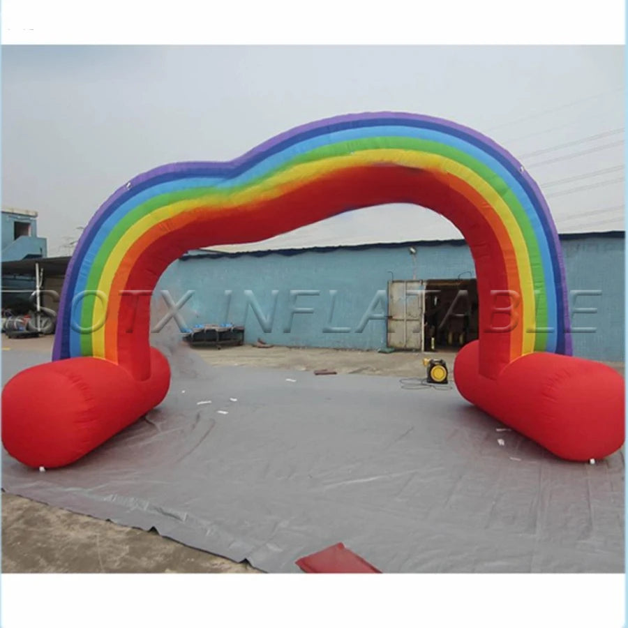 Archway For Wedding Most Popular Stable Inflatable Rainbow Arch With Feet Inflatable Entrance Arch Inflatable