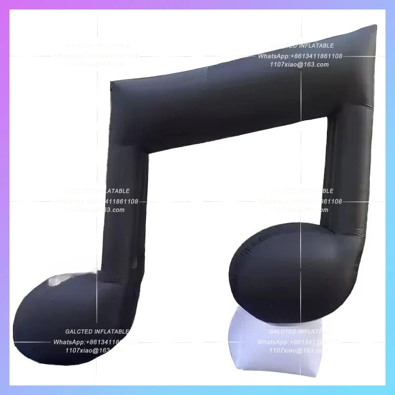 Inflatable Note Quaver Model Music Festival Decoration Giant Inflatable Eighth Note Balloon