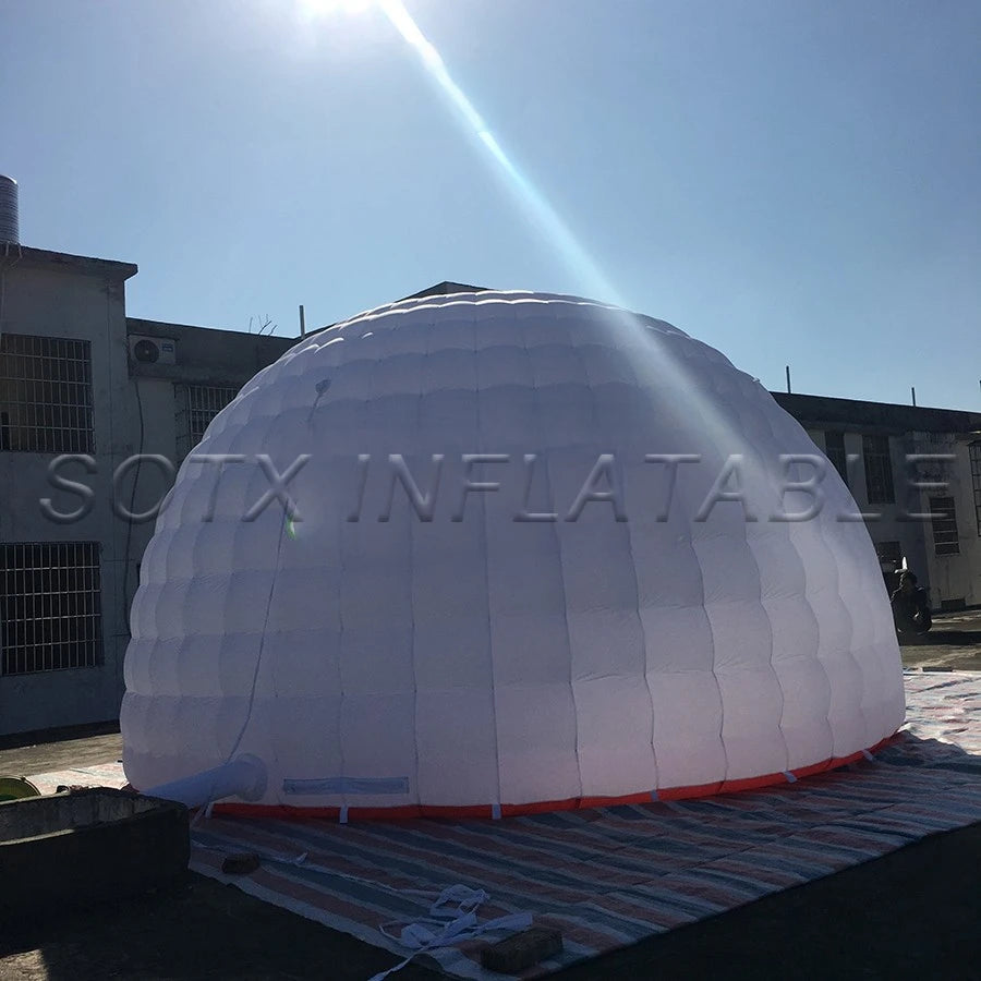 Rental Advertising Large white inflatable dome Tent Large Igloo Inflatable Tent for