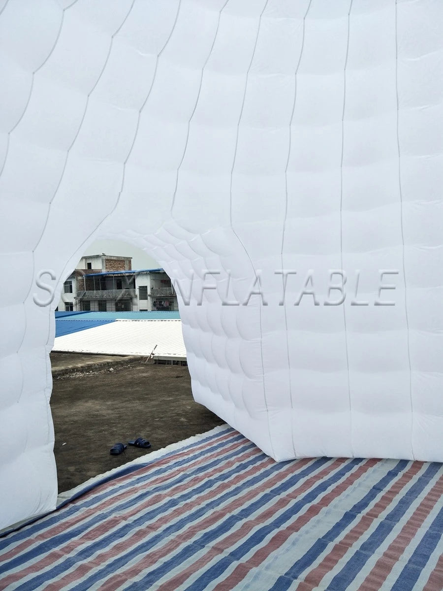 party,event nice inflatable dome inflatable lighting igloo for
