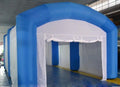 Foldable Curtains For Sale Good Equipment Blue And White Colored Inflatable Car Paint Booth,Pop Up Spray Booth,Garage Tent With