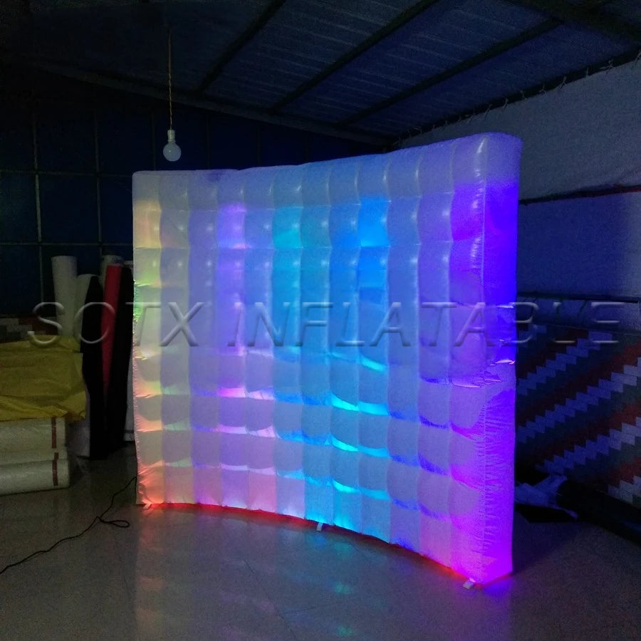 Colorful Spotlights For Sale Nicely Led Lighting Inflatable Bar Table/Counter,Advertising Logo Wall,Dj Booth Divider With