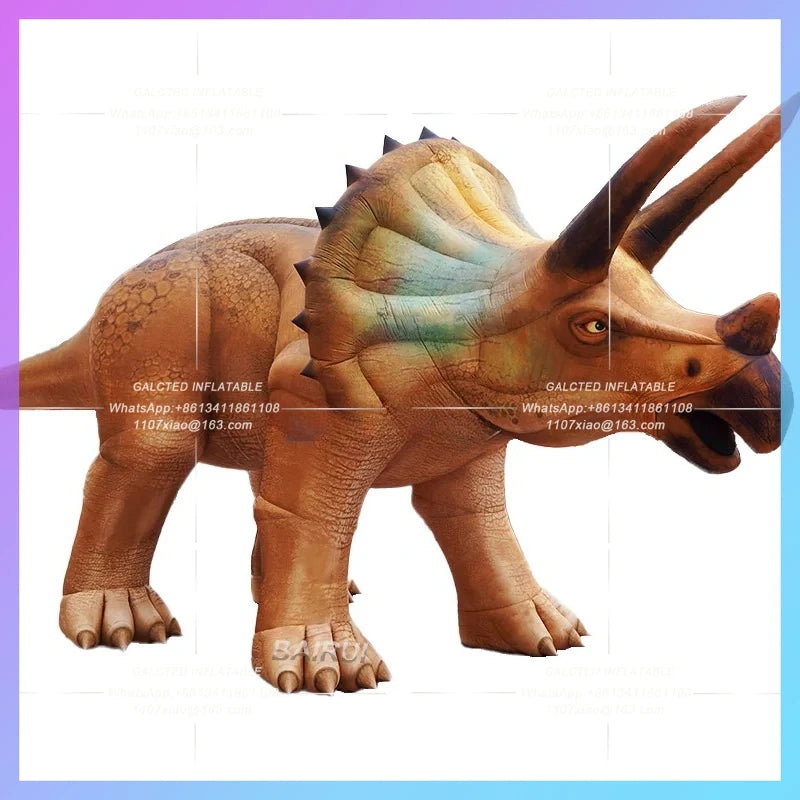 Inflatable Triceratops Inflatable Dinosaur 6m Huge Event Advertising Giant