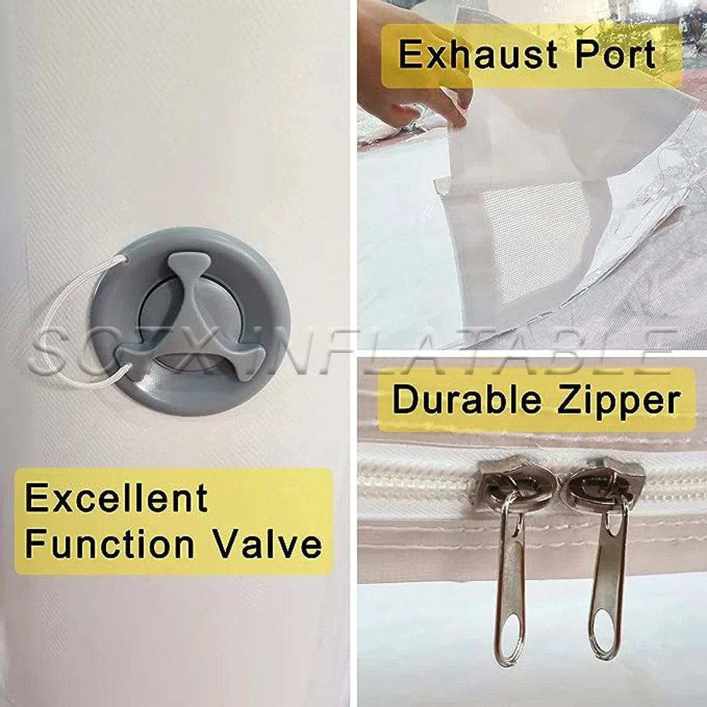 Garden Tent 3mdia Transparent Inflatable Bubble Tent 100% Pvc Tent Bubble House With Blower For Party Wedding Clear Dome Balloon