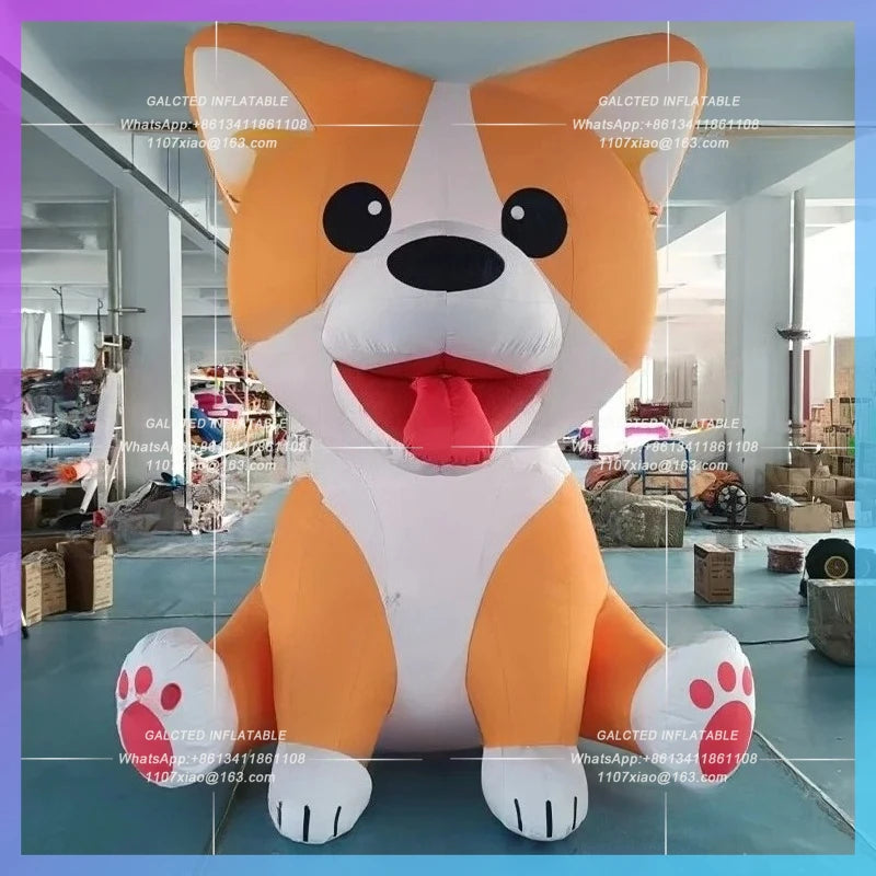 Inflatable Animal for Advertising Lovely Inflatable Pet Dog Customize Decoration Cute Cartoon Dog Inflatable