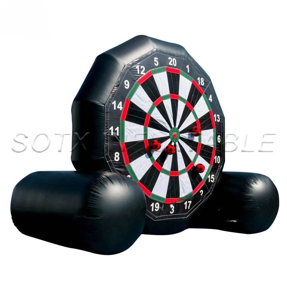With Sticky Balls Outdoor Human Game Inflatable Football Dartboard For Children Party Adult Soccer Target Kick Dart Board