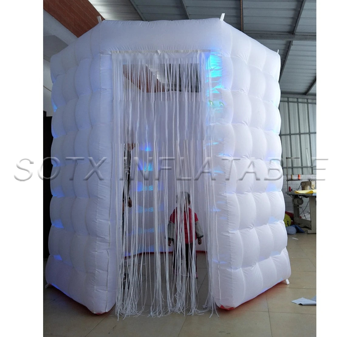 event station for sale 1 door with curtains inflatable octagon photo booth enclosure,cabinet/trade show canopy tent