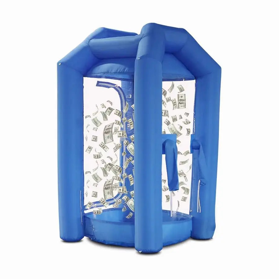2pcs Inflatable Cash Money Grab Machines For Advertising without air blower