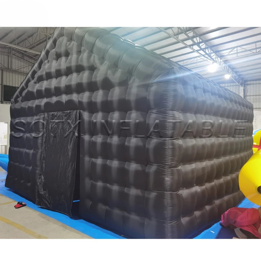 For Night Club Parties Surprise Price Commercial Black Portable Inflatable Nightclub Tent Cube Wedding Marquee Disco Vip Lounge