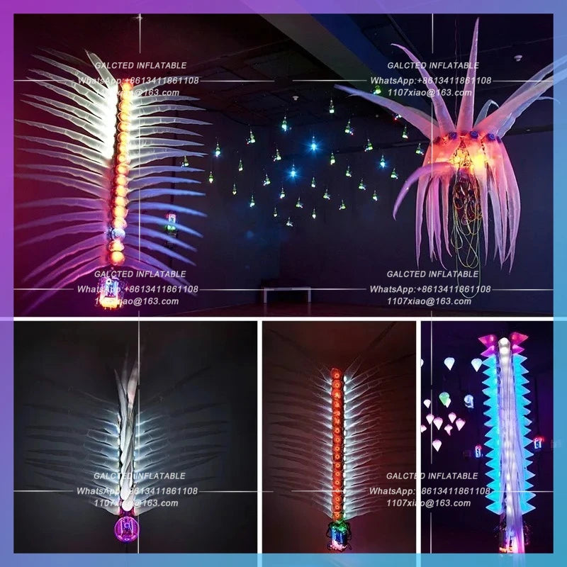 Inflatable LED Light Inflatable toys Personalized 3.6x1x4 Meters  for Bar or Shop Decoration-Toys