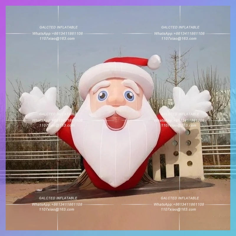 new year shop 2m inflatable santa claus christmas man for  decoration
