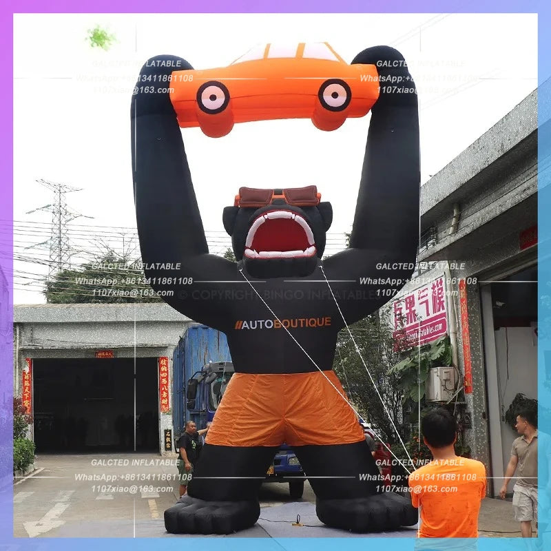Animal Model For Advertising Giant inflatable Monkey Cartoon  Inflatable Doll Inflatable For Promotion-Toys