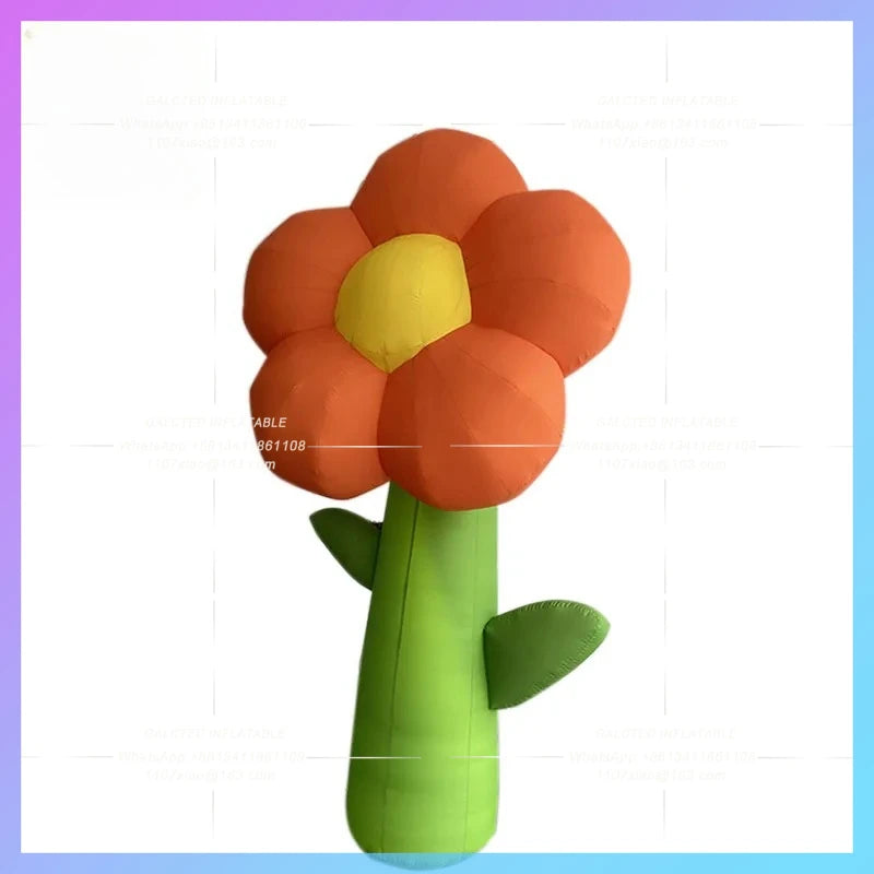self-identified plant parent-offspring Inflatable flower model fair layout drainage