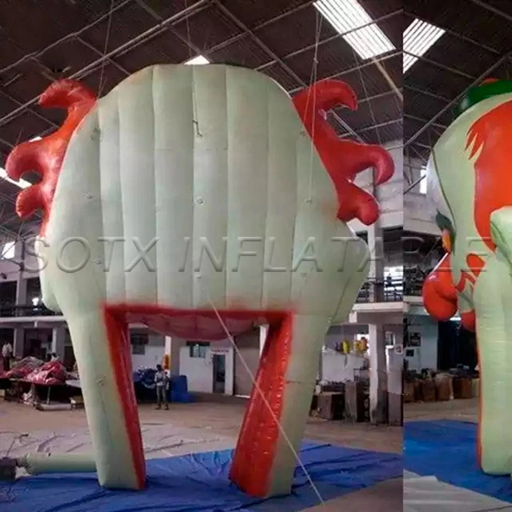 For AdvertisingHalloween Festival Devil Inflatable Clown Archway Decoration Scary Tunnel Arch For Advertising