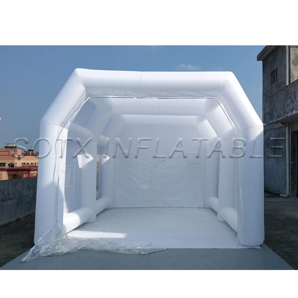Workstation for sale Free shipping Movable inflatable spray paint booth car spray inflatable paint tent Parking Tent