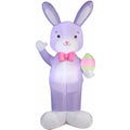 Easter Events Decorations outdoor lovely inflatable Easter bunny taking an Easter Egg,Inflatable rabbit for