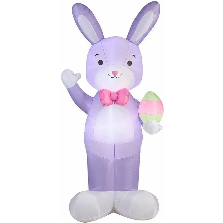 Easter Events Decorations outdoor lovely inflatable Easter bunny taking an Easter Egg,Inflatable rabbit for