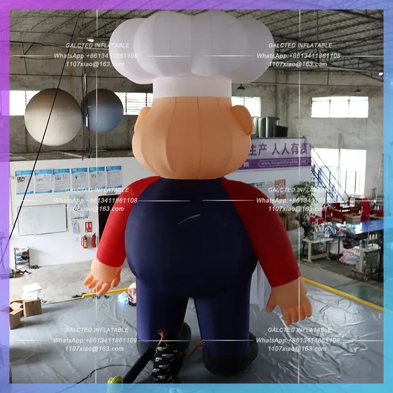 Inflatable Character Various Inflatable Chef Giant Advertising Cook Cartoon  for Restaurant Decoration-Toys