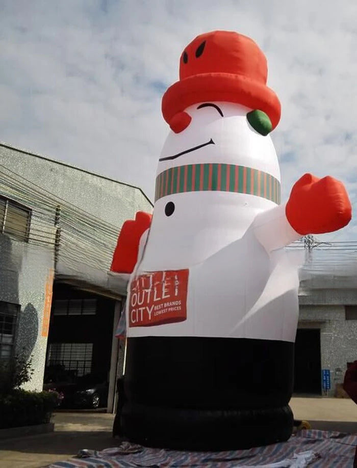 outdoor christmas Lovely giant inflatable snowman for christmas decoration