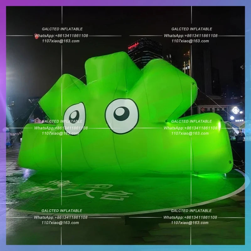 grass flower store music club New arrival inflatable grass square huge cartoon theme event decoration