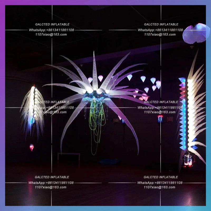 Inflatable Lighting for Decoration Customized Inflatable Toys 2.4x2.7x4 Meters  Blow Up Lights Mascot  - Toys
