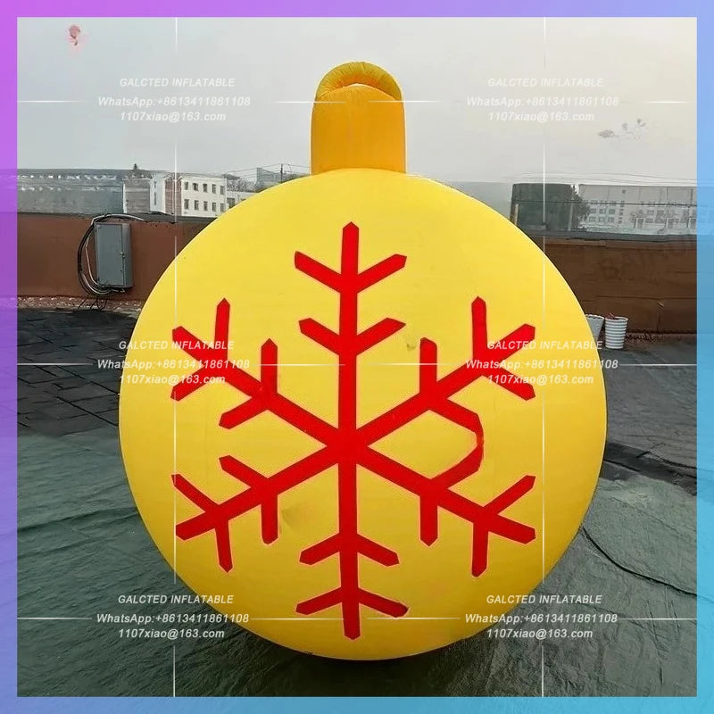 inflatable hat sock gift box Huge christmas cane ball for new year celebration decoration