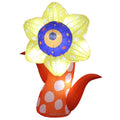 Advertising Wedding Event Giant Inflatable Artificial Flower Decoration Inflatable Ground Flower Model with Light for Show