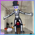 inflatable playground Halloween show props 3.5 m cartoon skeletons walking  nightclub stage