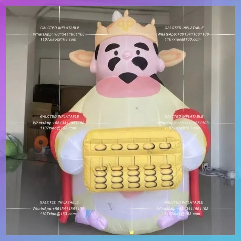 inflatable god of wealth chinese year Chinatown new year festival  hometown lucky cartoon man for spring activity decoration