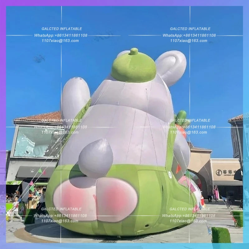 inflatable rabbit carrot big ear balloon Giant sitting down rabbit continue inflatable