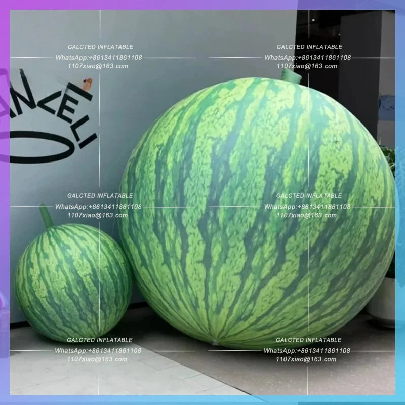 watermelon festival rural fruit  Inflatable watermelon air model market music festival bar stage lighting advertisement